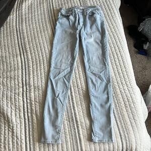 Women’s Levi Skinny High Rise Jeans in Light Blue